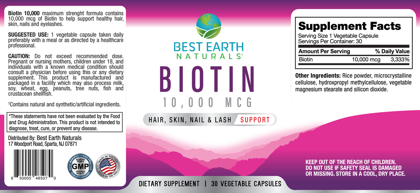 Biotin 10,000 MCG