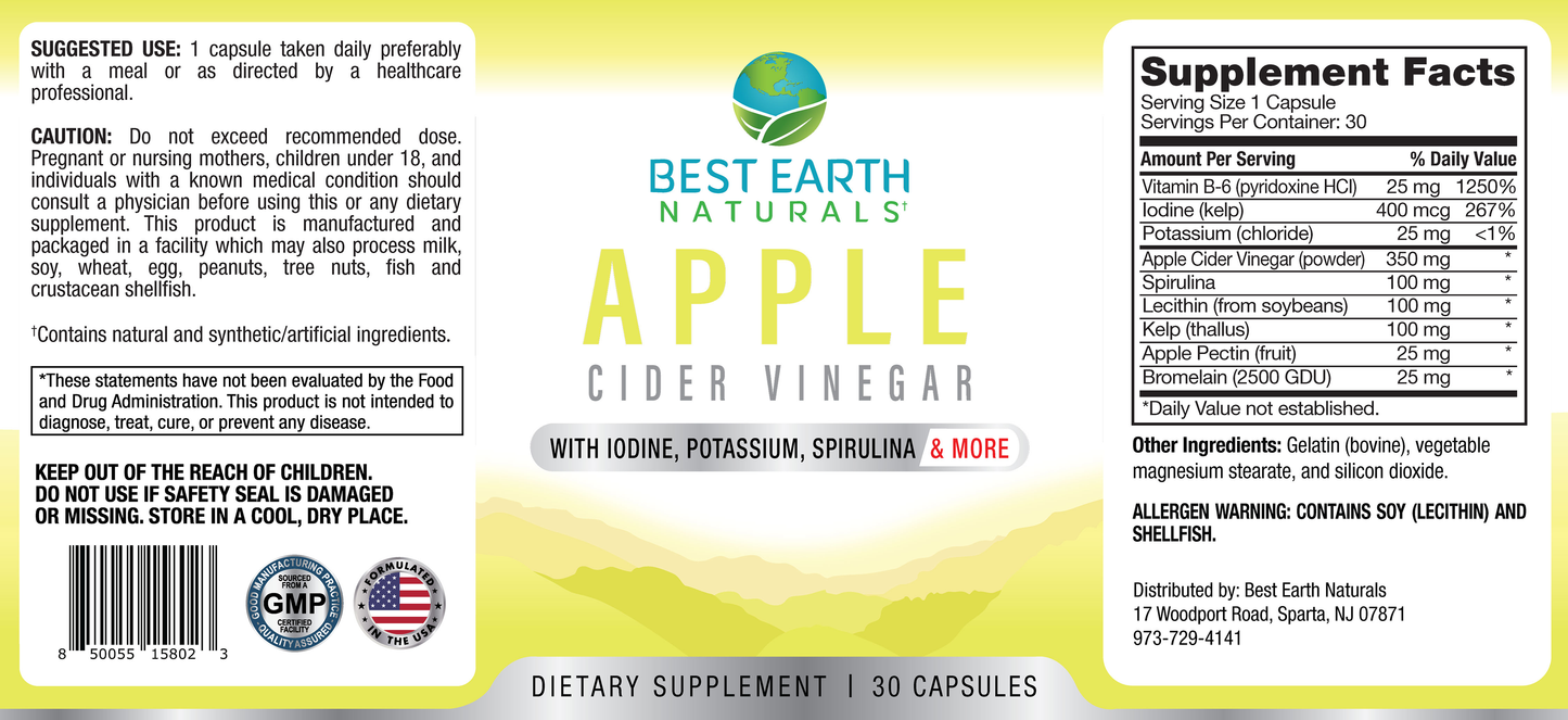 Apple Cider Vinegar Supplement