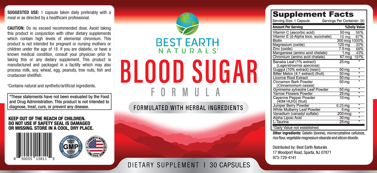 Blood Sugar Formula