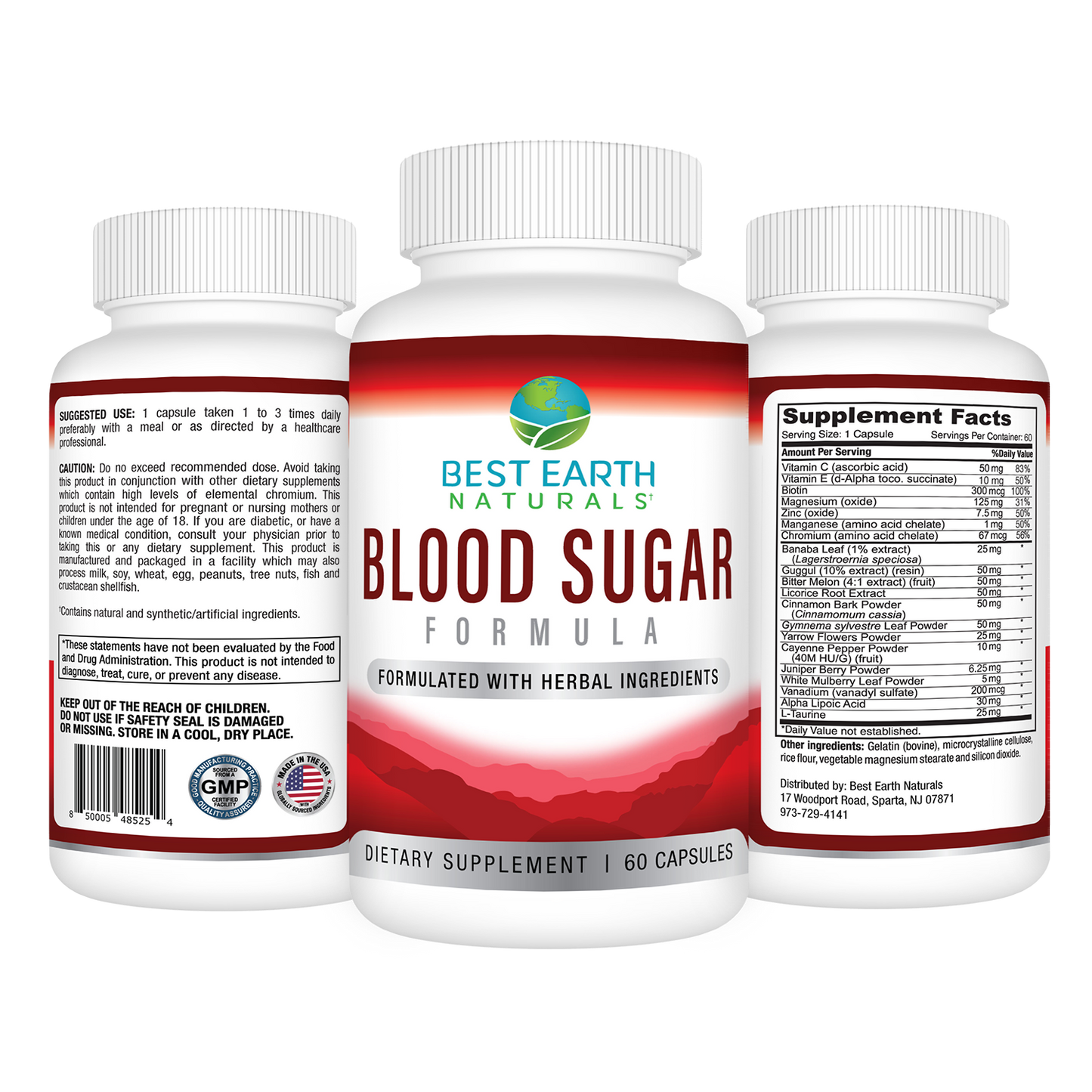 Blood Sugar Formula - 60 Capsules