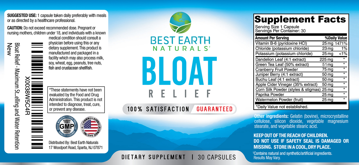 Bloat Relief Supplement