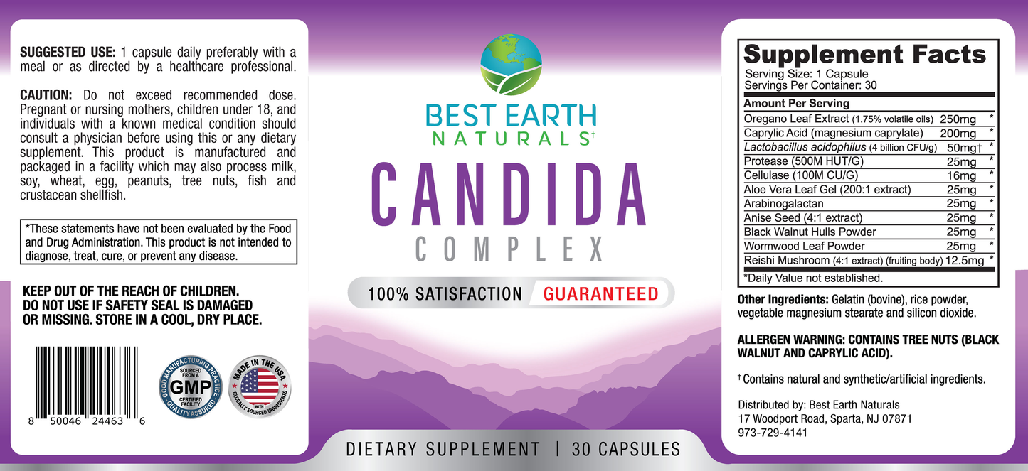 Candida Support - 30 Capsules