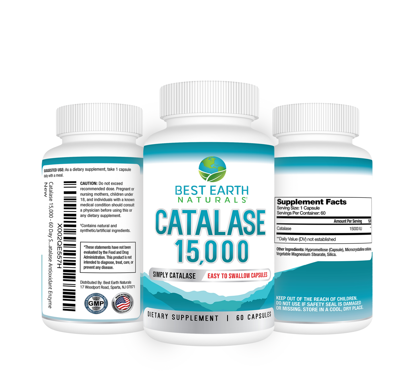 Catalase 15,000 - 60 Day Supply