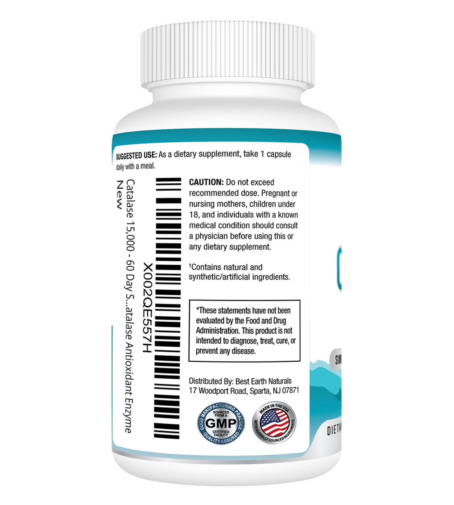 Catalase 15,000 - 60 Day Supply