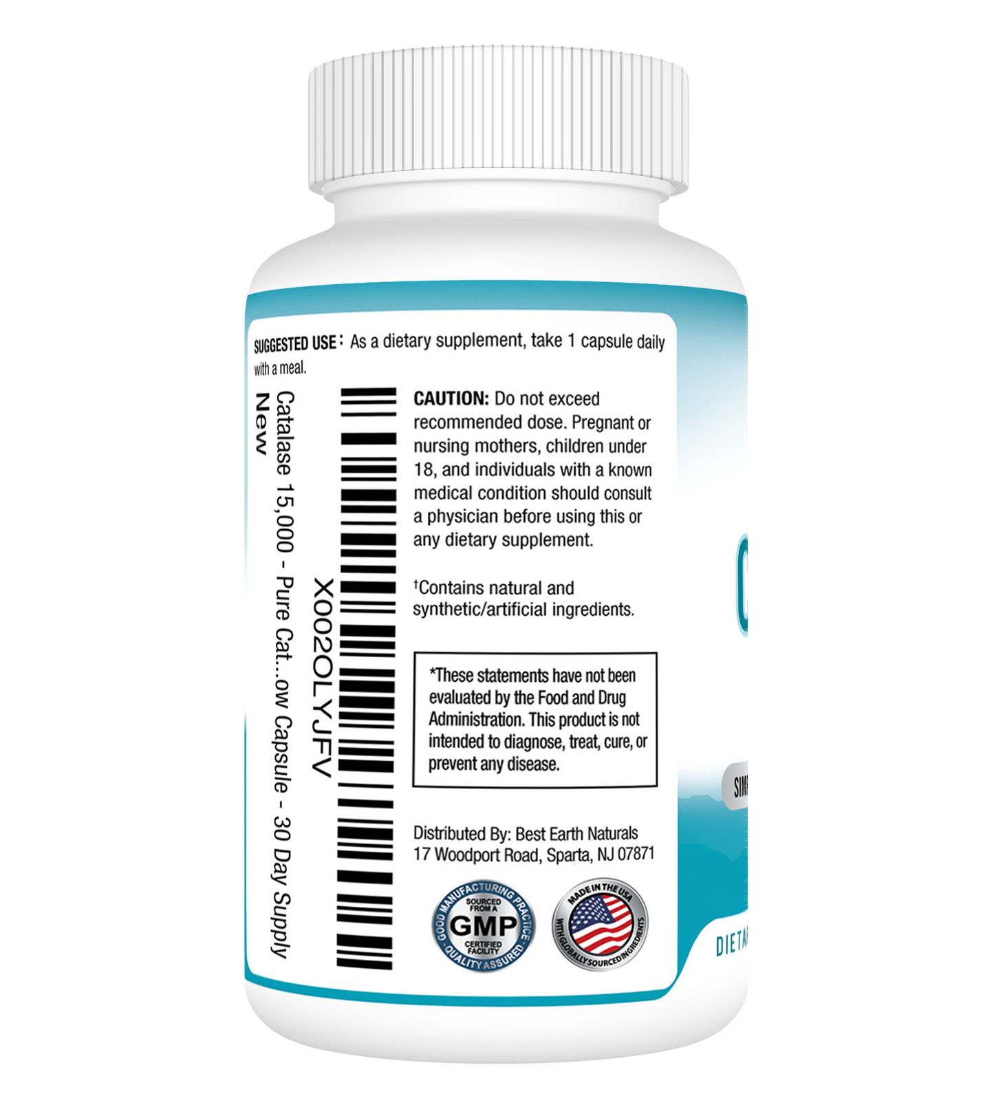 Catalase 15,000 - 30 Day Supply