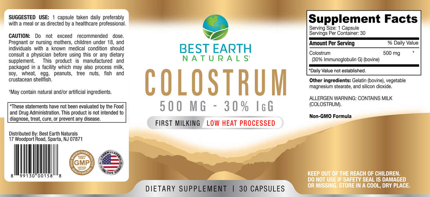 Colostrum 500 mg