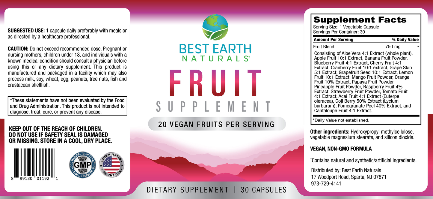 Fruit Supplement - VEGAN