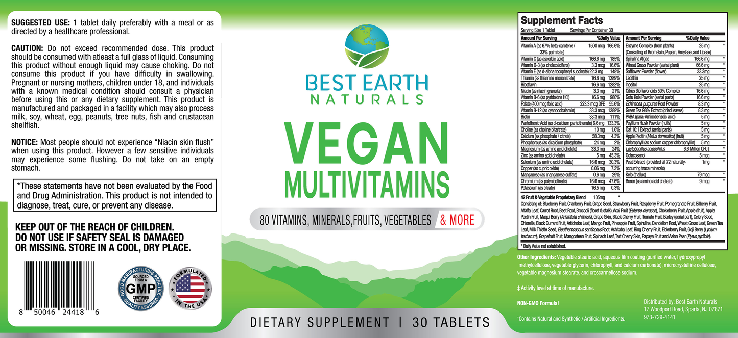 Vegan MultiVitamins