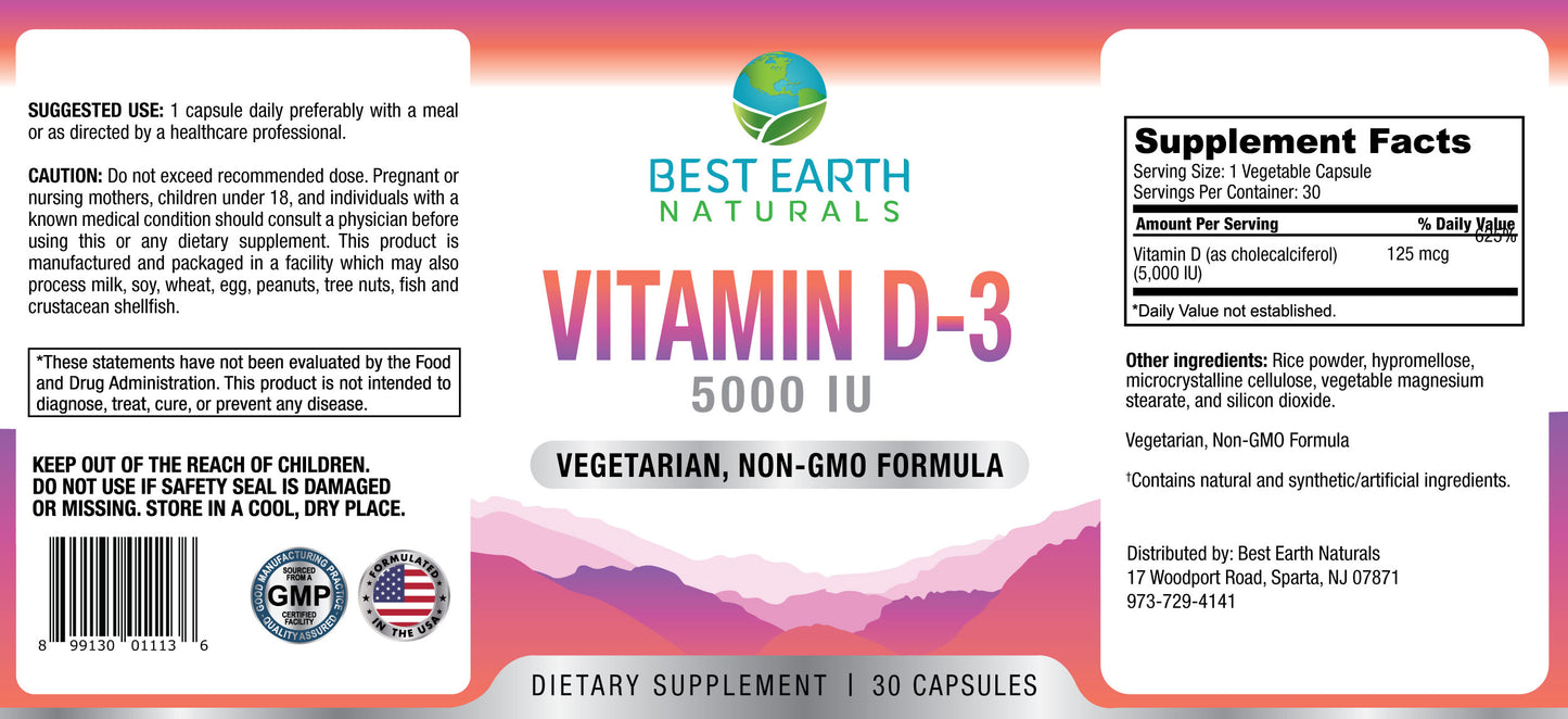 Vitamin D-3 5000 IU