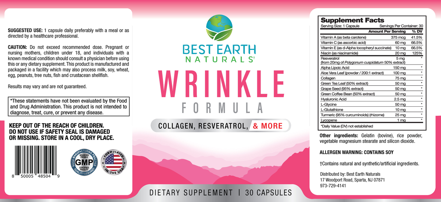 Wrinkle Formula