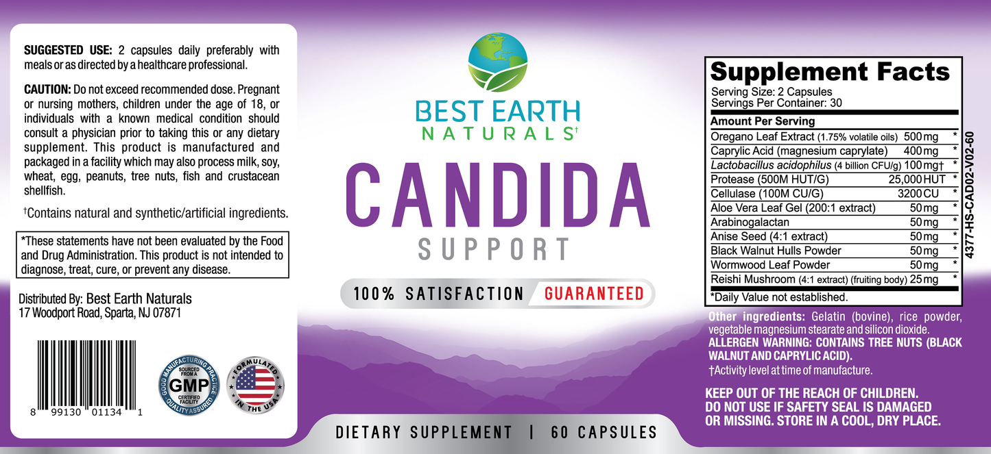 Candida Support - 60 Capsules