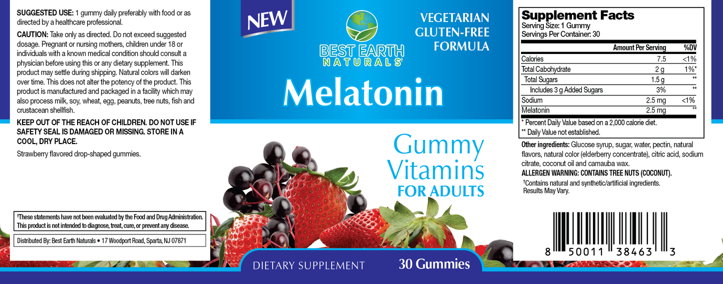 Melatonin Gummy Vitamins